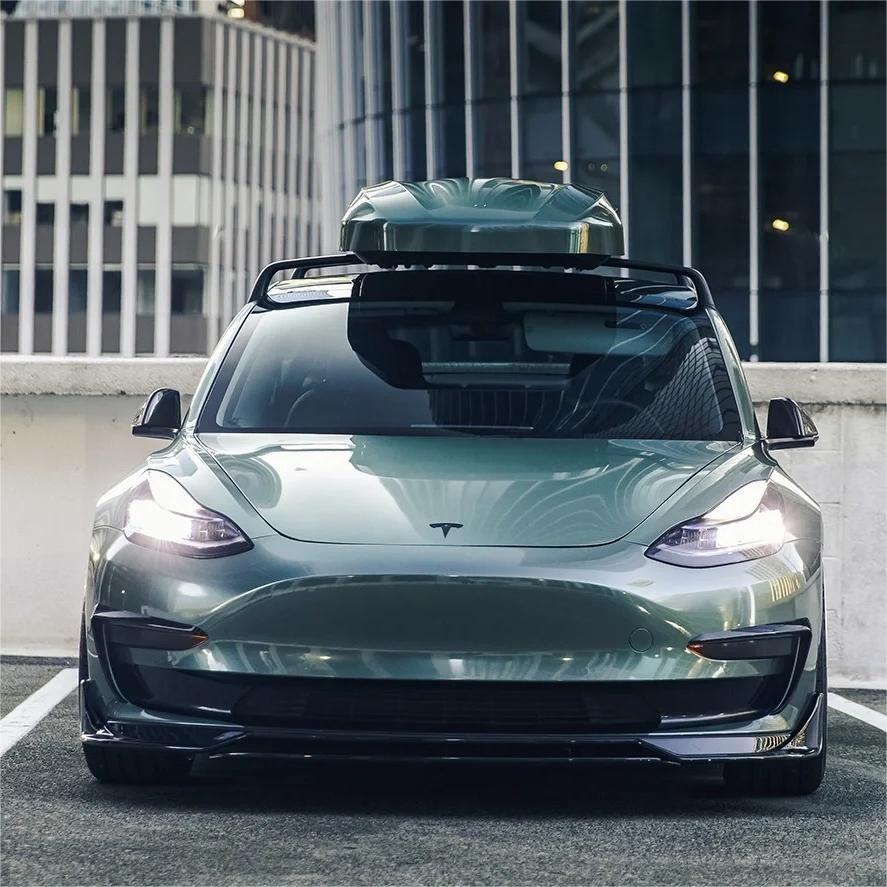 Gloss Metallic Diamond Fir Green Car Vinyl Wrap