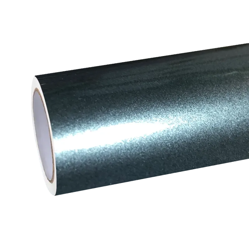 Gloss Metallic Diamond Fir Green Car Vinyl Wrap