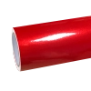 Gloss Metallic Fire Red Car Vinyl Wrap