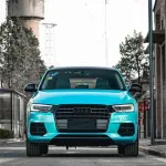 Gloss Metallic Lake Blue Car Vinyl Wrap 