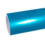 Gloss Metallic Lake Blue Car Vinyl Wrap 