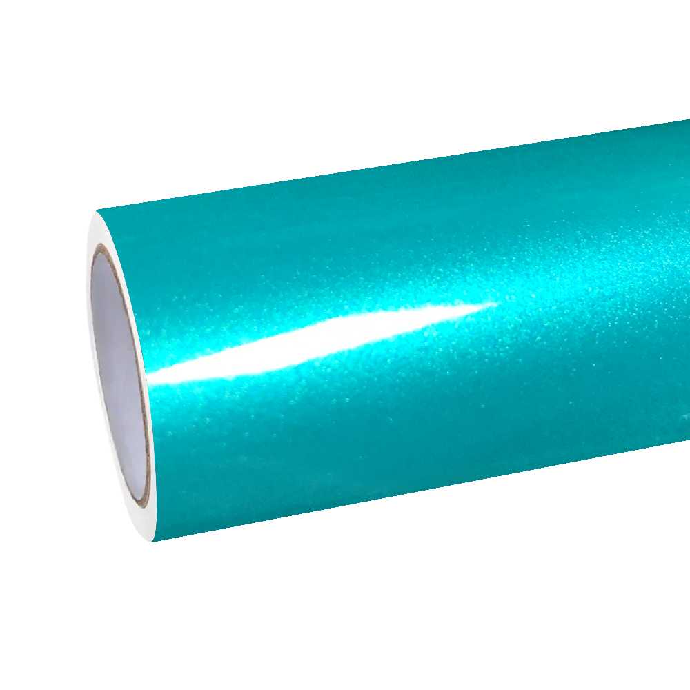 Gloss Metallic Ocean Blue Car Vinyl Wrap 