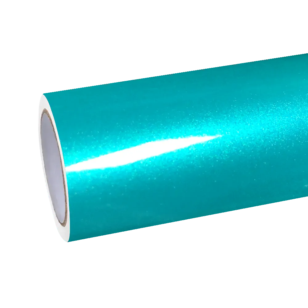 Gloss Metallic Ocean Blue Car Vinyl Wrap 