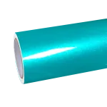 Gloss Metallic Ocean Blue Car Vinyl Wrap 