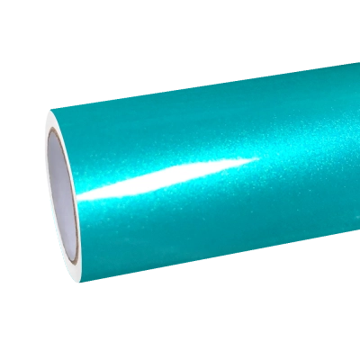 Gloss Metallic Ocean Blue Car Vinyl Wrap  01