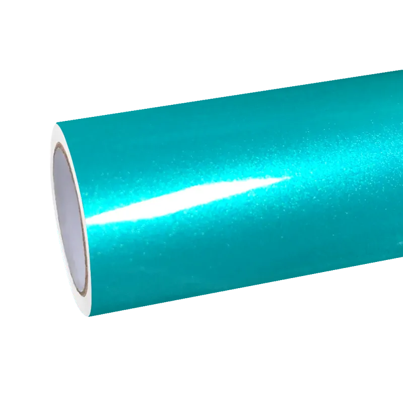Gloss Metallic Ocean Blue Car Vinyl Wrap 
