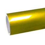 Gloss Metallic Lemon Yellow Car Vinyl Wrap | BMW M4 Paint Lemon Yellow Wrap 