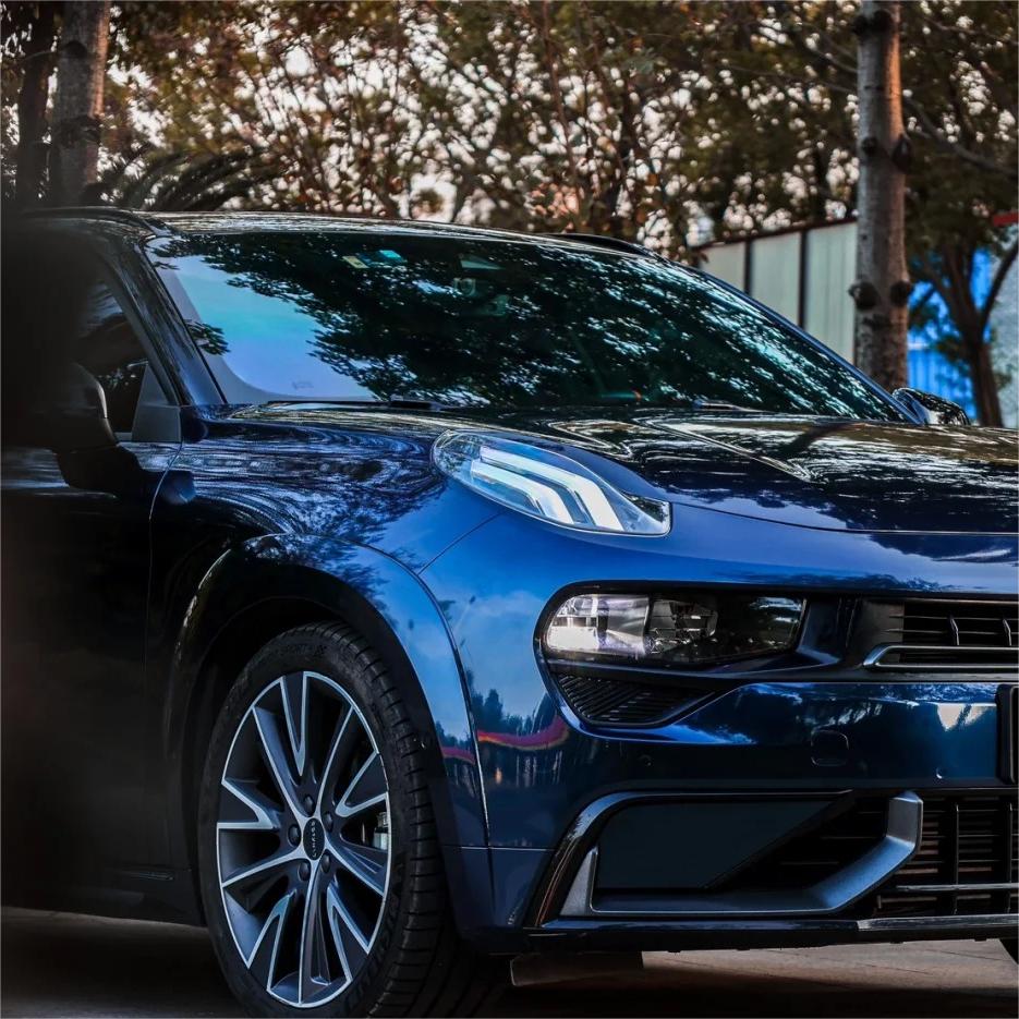 Gloss Paint Metal Dark Blue Car Vinyl Wrap 