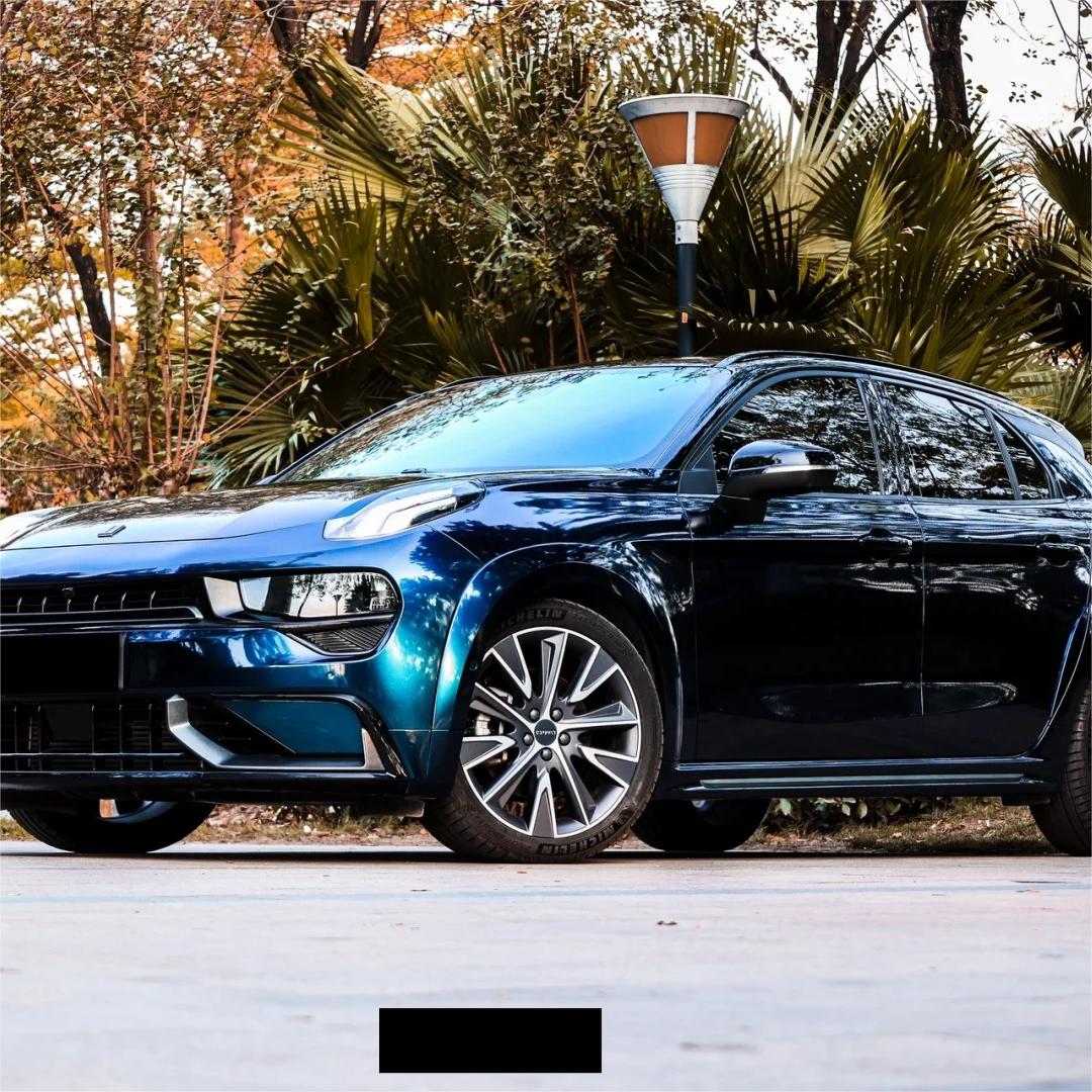 Gloss Paint Metal Dark Blue Car Vinyl Wrap 