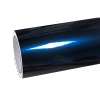 Gloss Paint Metal Dark Blue Car Vinyl Wrap 