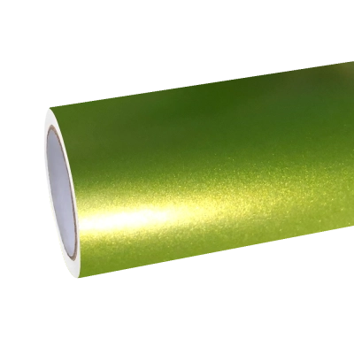 Matte Metallic Lemon Green Car Vinyl Wrap 01