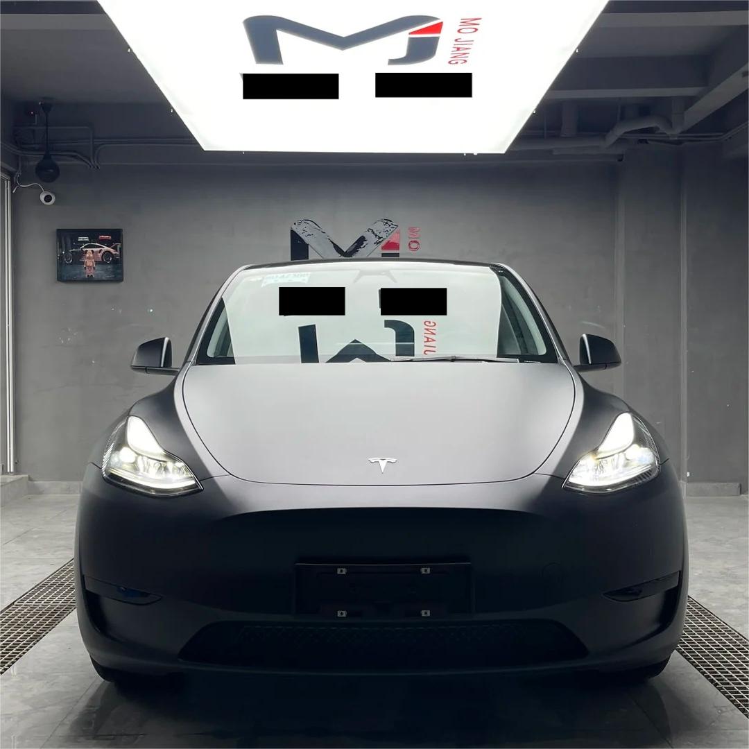 Matte Metallic Diamond Green Black Car Vinyl Wrap 