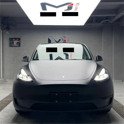 Matte Metallic Diamond Green Black Car Vinyl Wrap  02