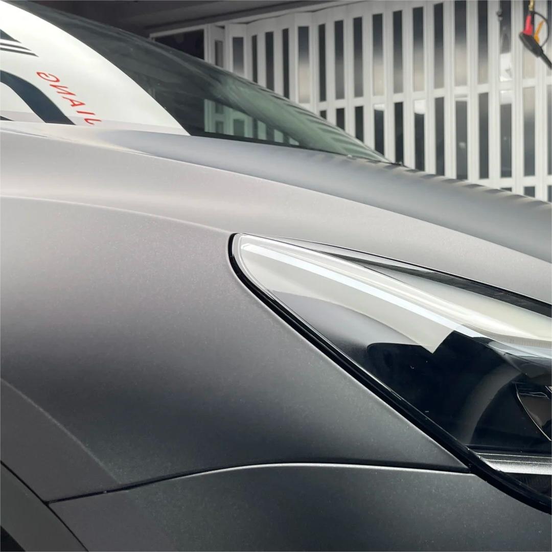 Matte Metallic Diamond Green Black Car Vinyl Wrap 