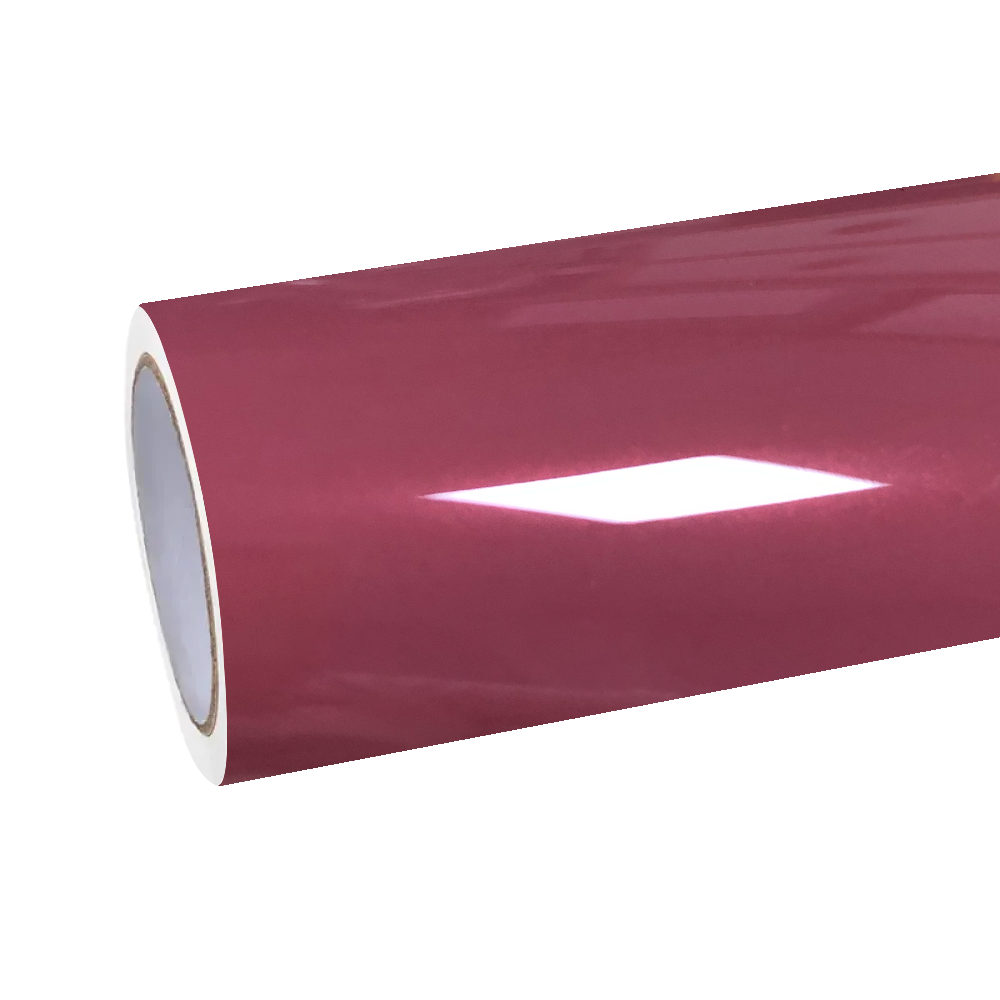 Gloss Plum Sauce Pink Car Vinyl Wrap PET