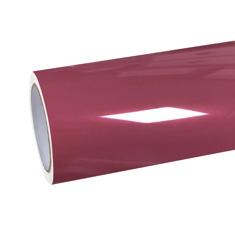 Gloss Plum Sauce Pink Car Vinyl Wrap PET
