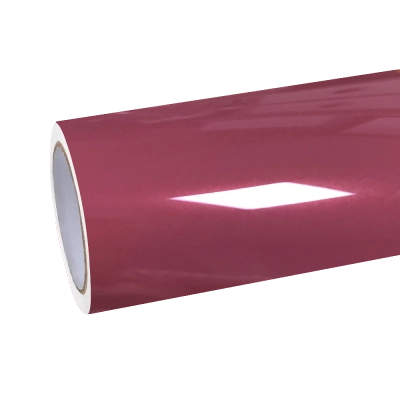 Gloss Plum Sauce Pink Car Vinyl Wrap PET 01