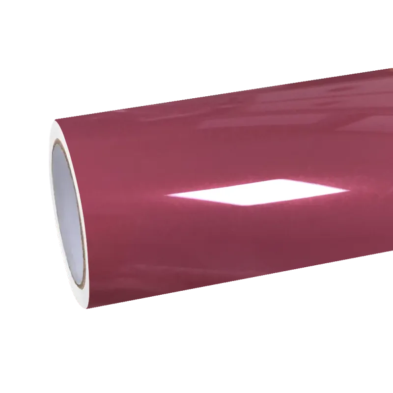 Gloss Plum Sauce Pink Car Vinyl Wrap PET