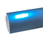Gloss Metallic Chameleon Grey Blue Car Vinyl Wrap