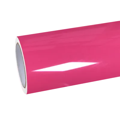 Gloss Princess Pink Car Vinyl Wrap PET  01