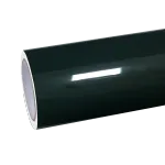 Gloss Crystal Dark Green Car Vinyl Wrap PET