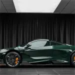 Gloss Crystal Dark Green Car Vinyl Wrap PET