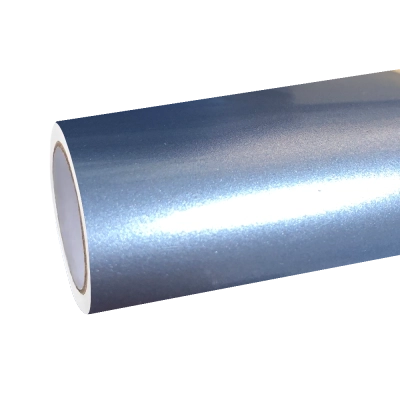 Gloss Metallic Mist Blue Car Vinyl Wrap 01