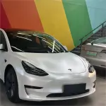Satin Ceramic White Car Vinyl Wrap