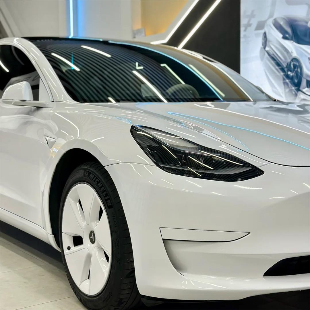 Gloss Crystal White Car Vinyl Wrap 