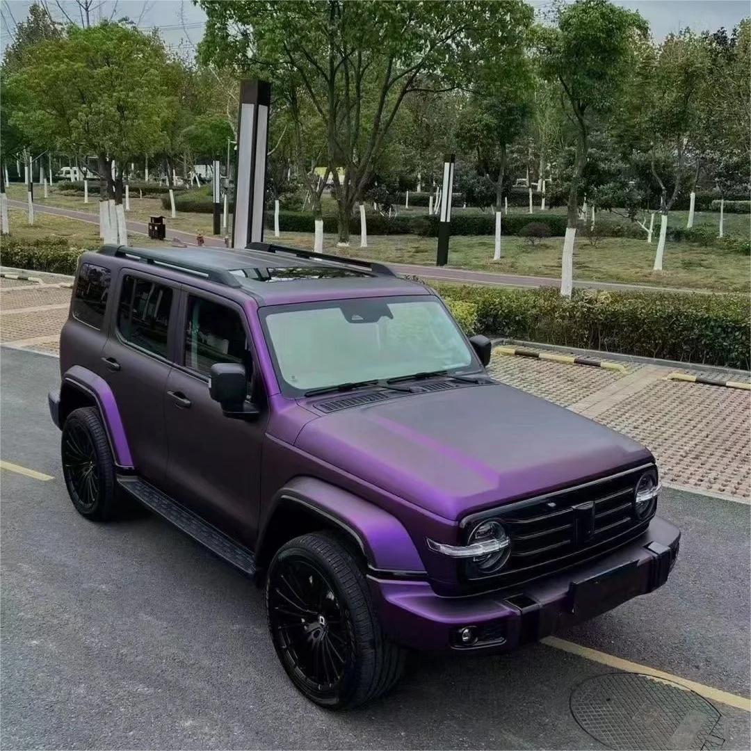 Matte Magic Purple Russian Violet Purple Car Vinyl Wrap PET