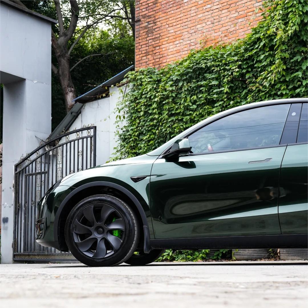 Paint Metal Midnight Green Car Vinyl Wrap