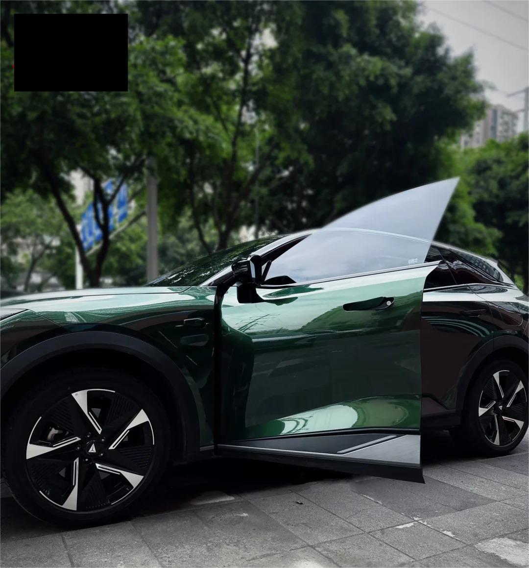 Paint Metal Midnight Green Car Vinyl Wrap