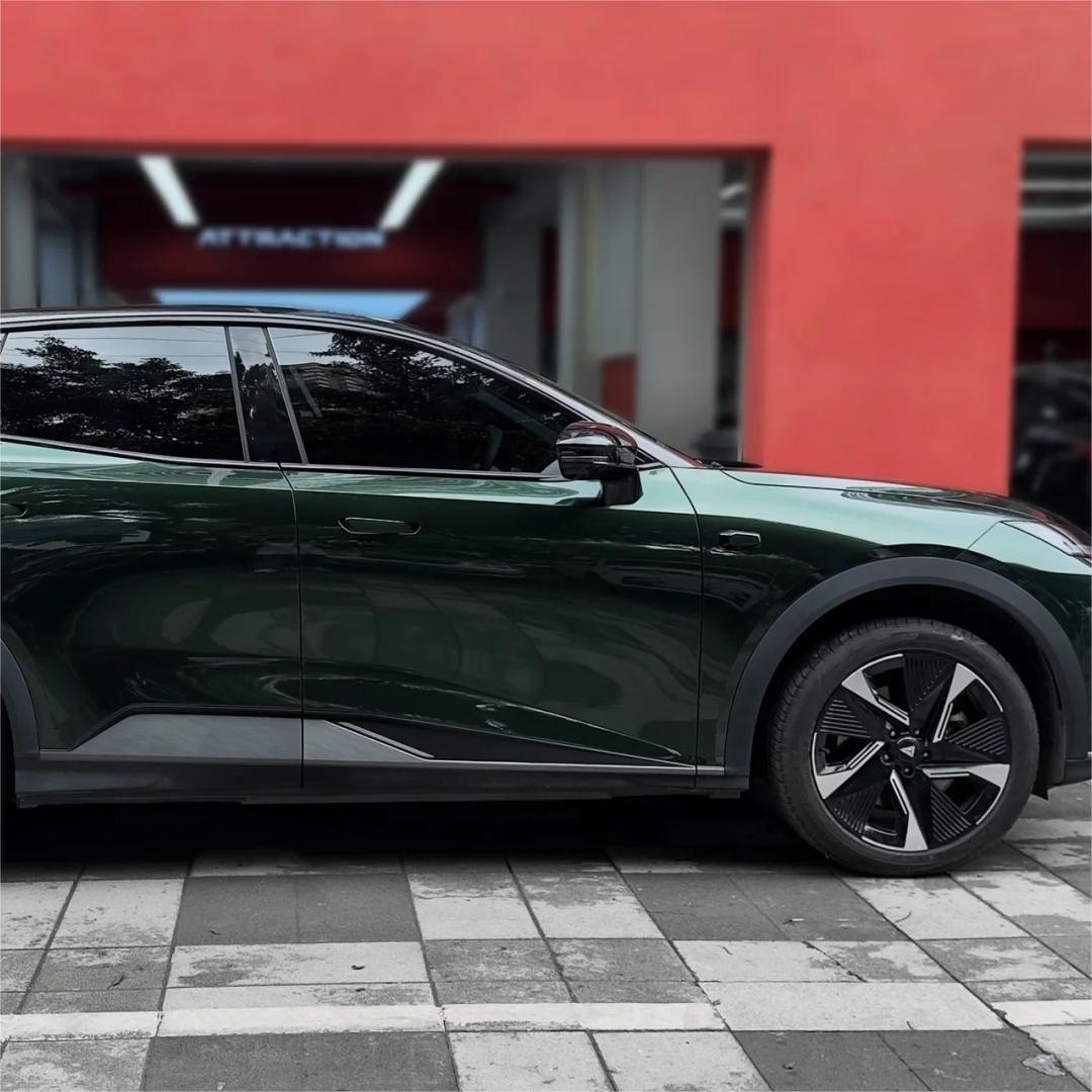 Paint Metal Midnight Green Car Vinyl Wrap