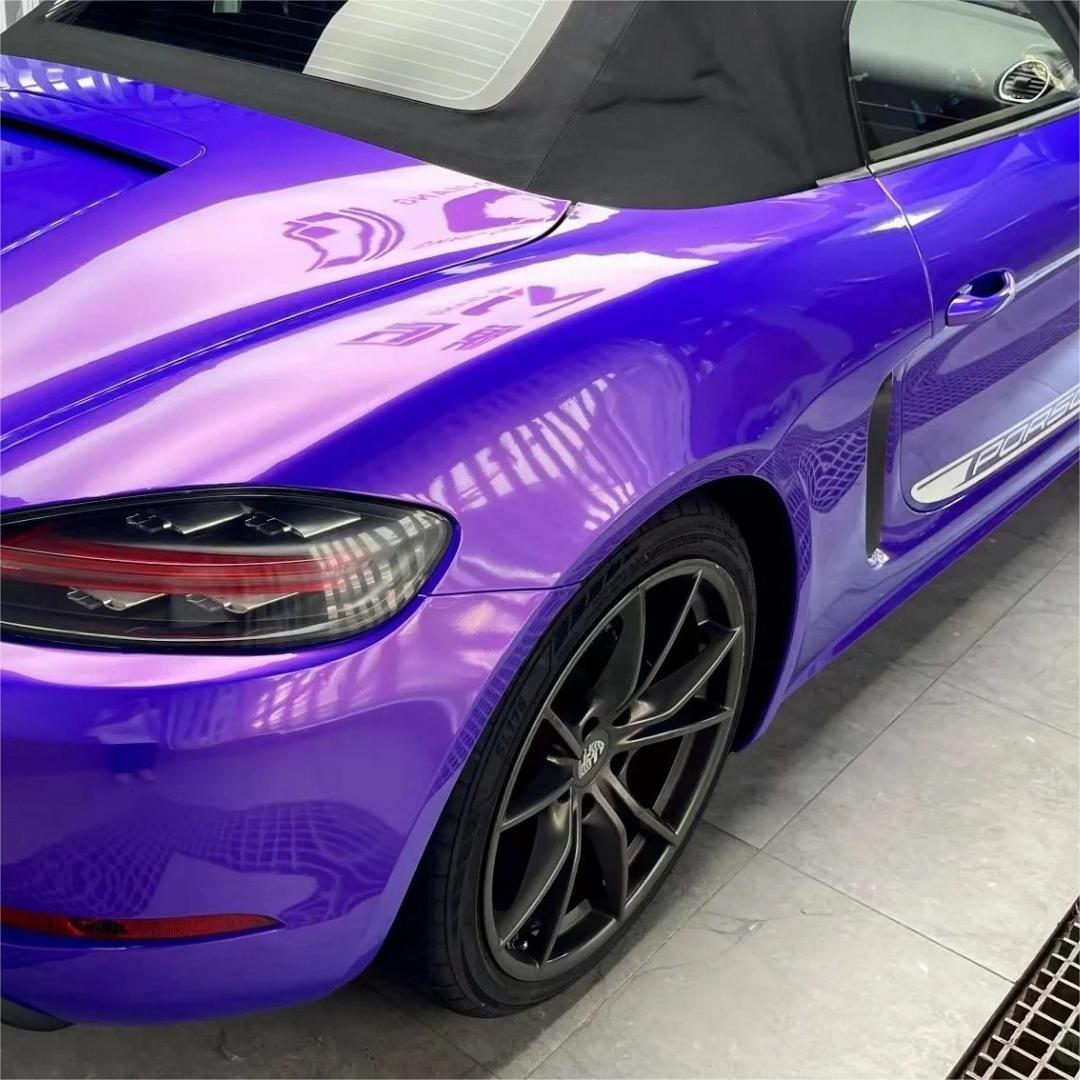 Gloss Explosion Purple Car Wrap