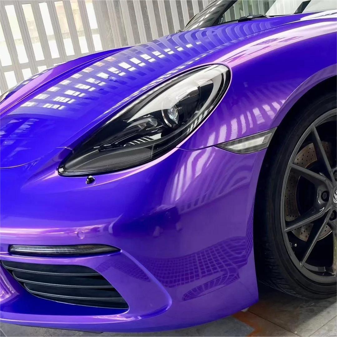 Gloss Explosion Purple Car Wrap