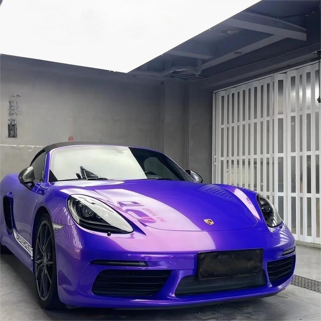 Gloss Explosion Purple Car Wrap