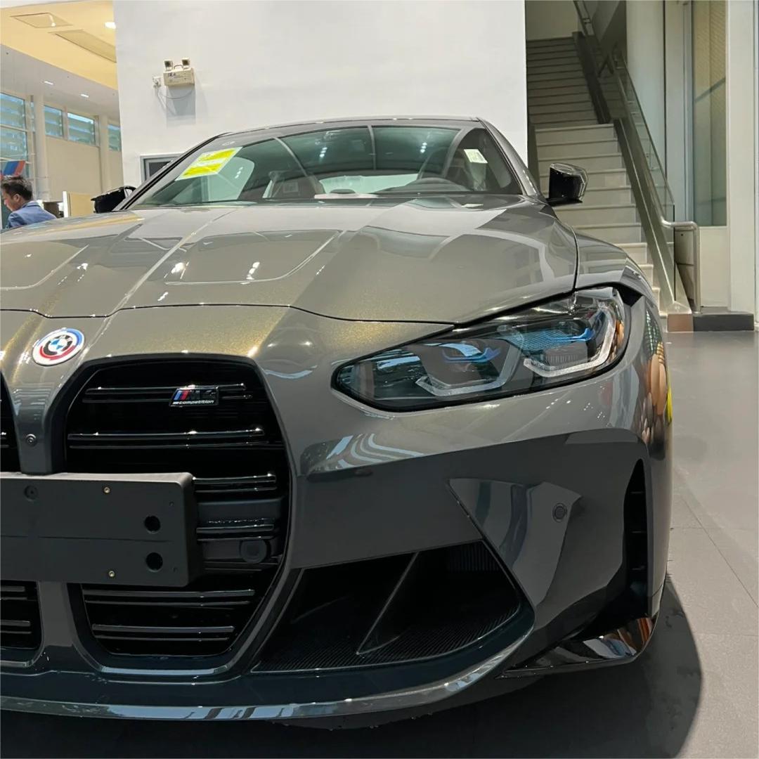 Gloss Metallic Chameleon Grey Gold Car Vinyl Wrap