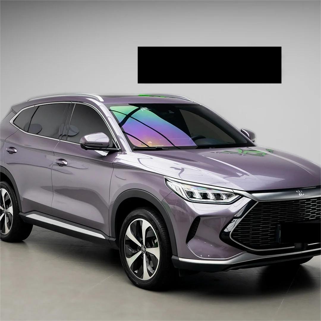 Gloss Metallic Deep Violet Purple Car Vinyl Wrap