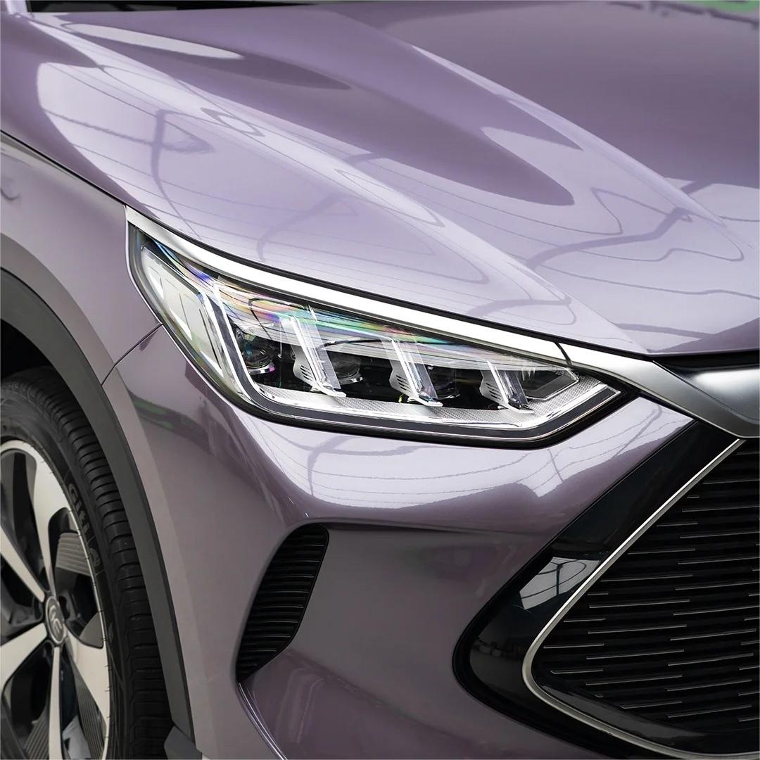 Gloss Metallic Deep Violet Purple Car Vinyl Wrap