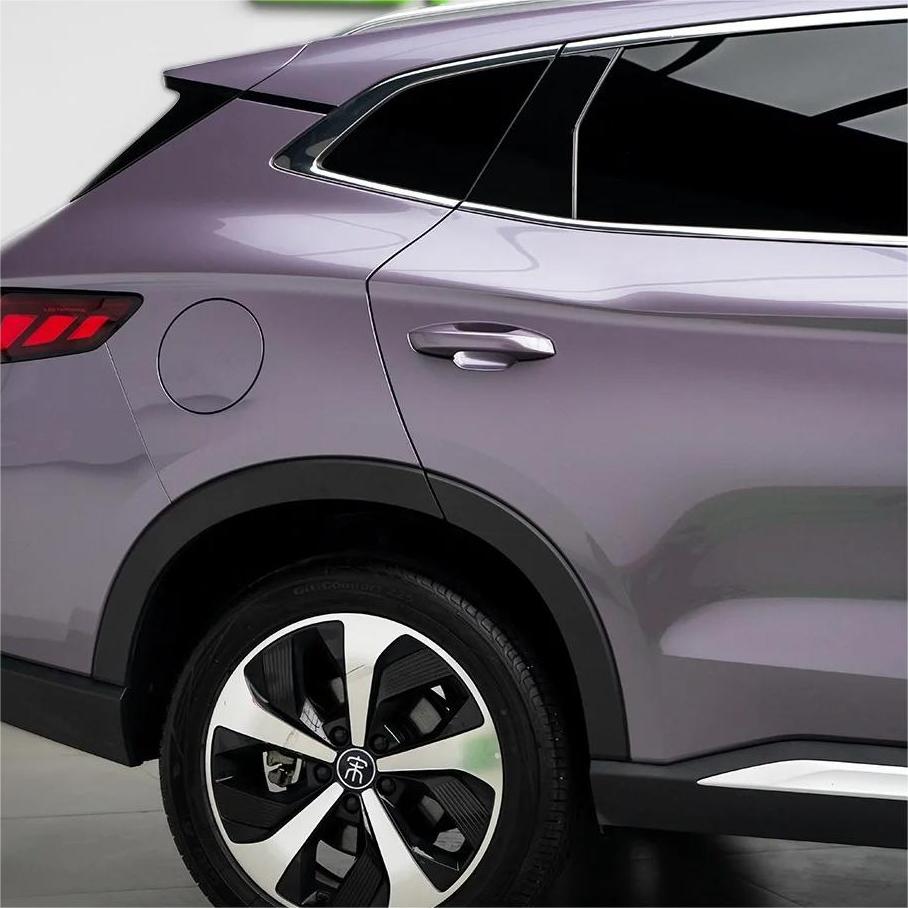 Gloss Metallic Deep Violet Purple Car Vinyl Wrap