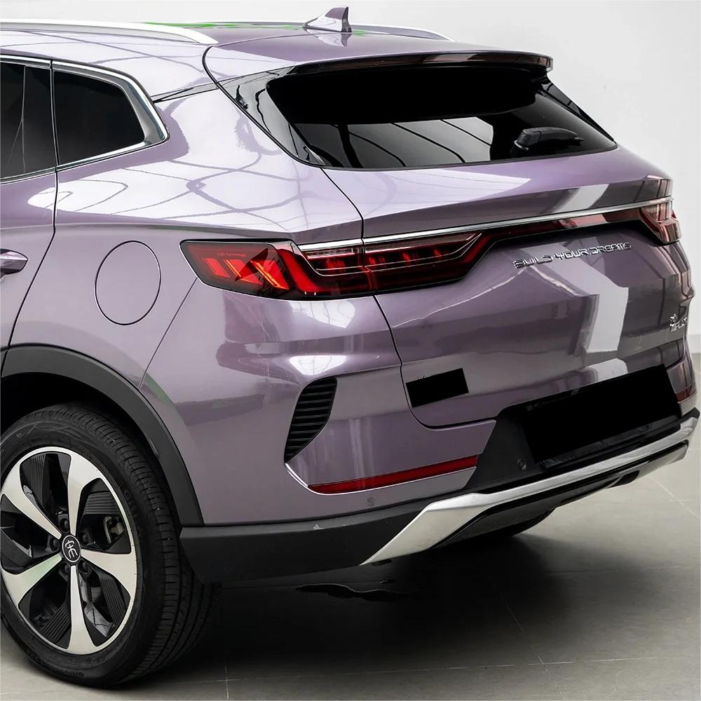 Gloss Metallic Deep Violet Purple Car Vinyl Wrap