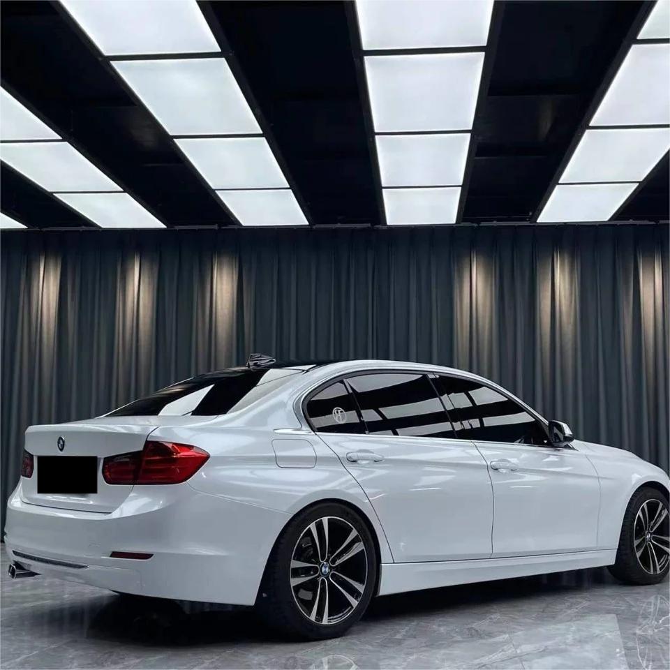 Gloss Metallic Pearl White Car Vinyl Wrap PET