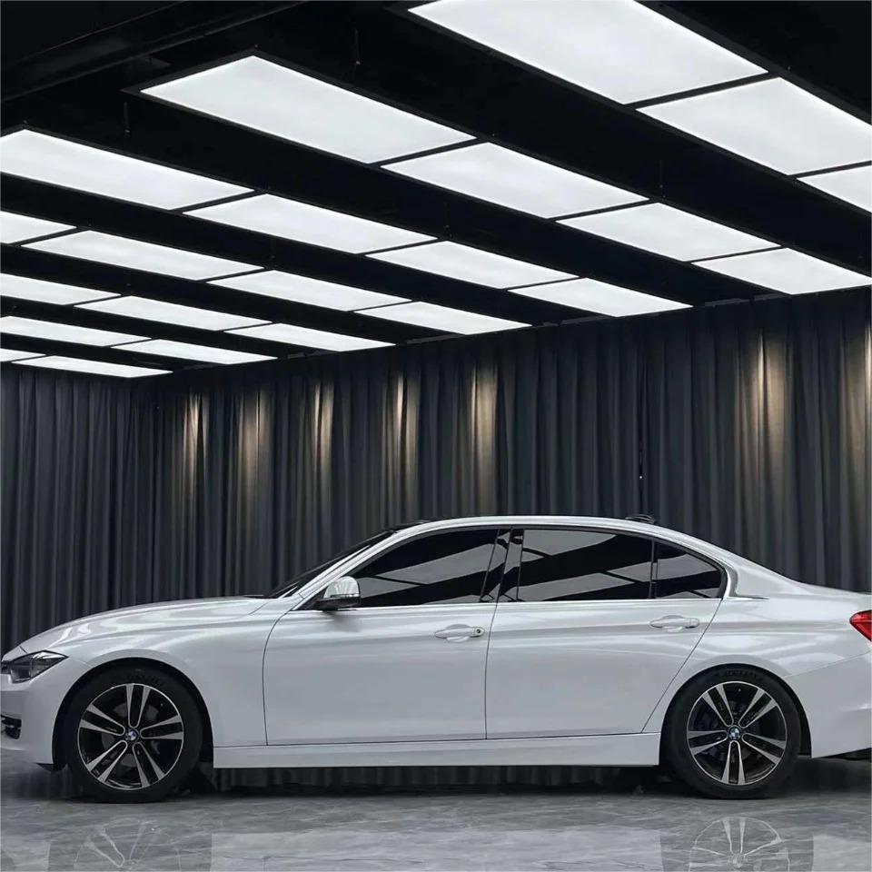 Gloss Metallic Pearl White Car Vinyl Wrap PET