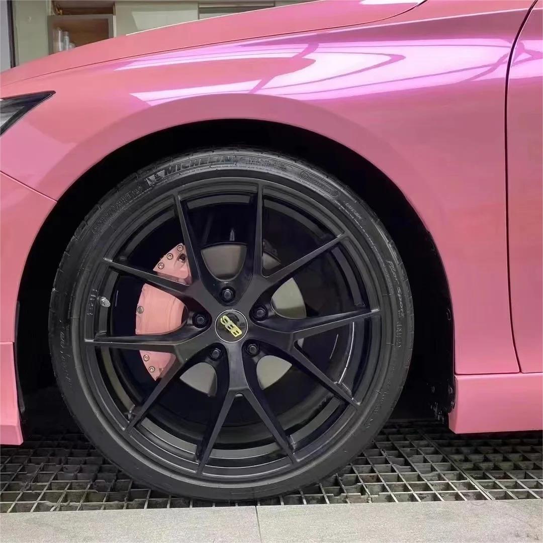 Gloss Metallic Candy Purple Pink Car Vinyl Wrap