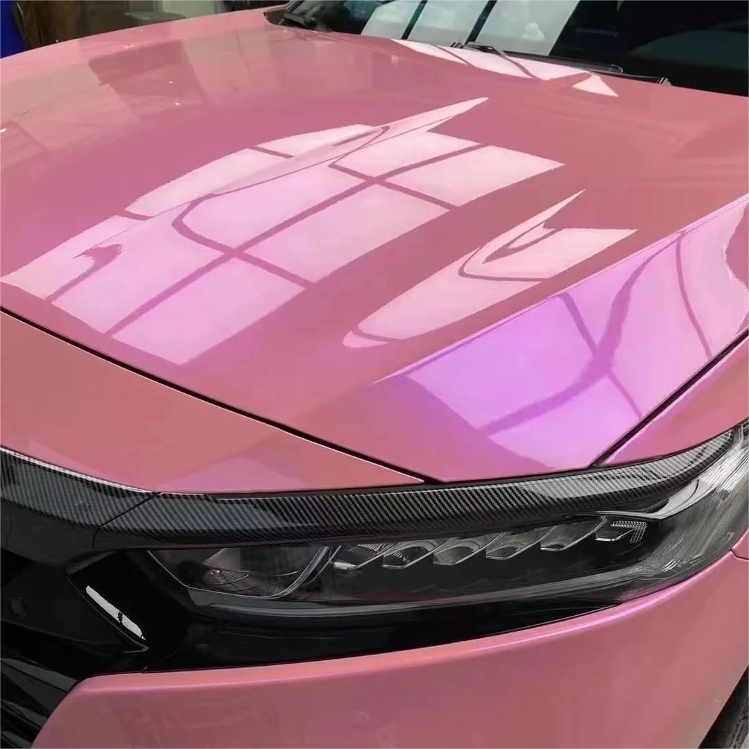 Gloss Metallic Candy Purple Pink Car Vinyl Wrap