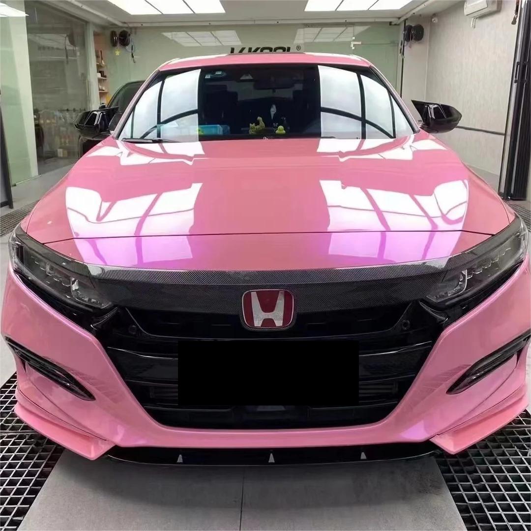 Gloss Metallic Candy Purple Pink Car Vinyl Wrap
