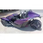 Gloss Metallic Rainbow Laser Dark Purple Car Vinyl Wrap