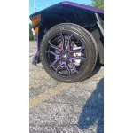 Gloss Metallic Rainbow Laser Dark Purple Car Vinyl Wrap