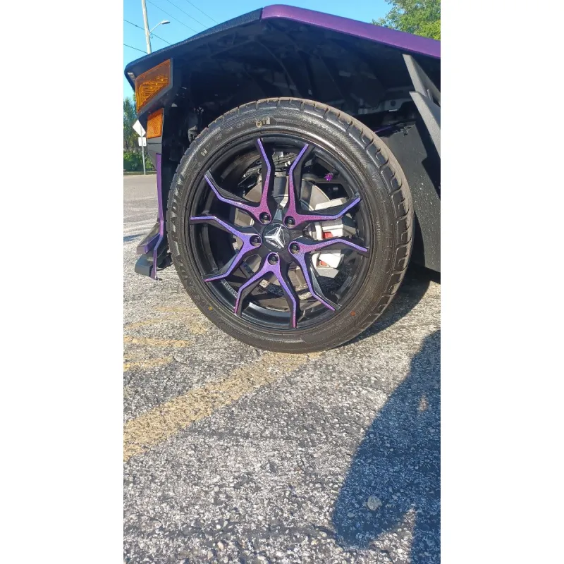 Gloss Metallic Rainbow Laser Dark Purple Car Vinyl Wrap