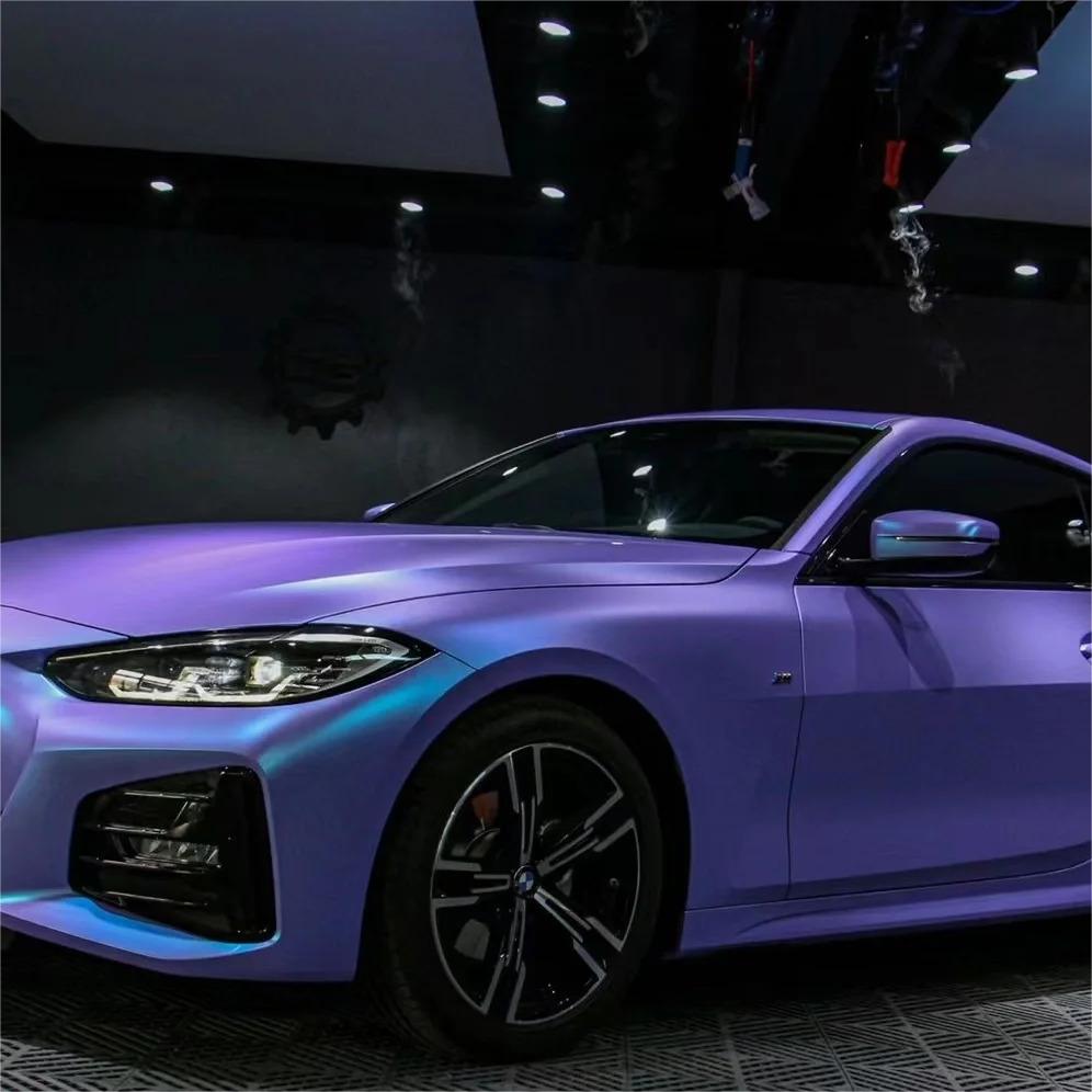 Matte Ceramics Lavender Purple Blue Car Vinyl Wrap